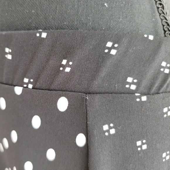 chico's Dot Mix Asymmetrical Skirt Size Medium (Chico's 1) - Picture 5 of 11
